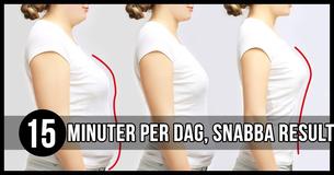 Gå ner i vikt och bränn fett på bara 15 minuter per dag med dessa enkla övningar