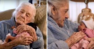 Wonderbaarlijk herstel: 92-jarige vrouw verslaat terminale prognose zodat ze haar eerste achter-achterkleindochter kan ontmoeten