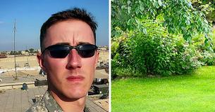 Un vétéran qui veut mettre fin à sa vie sort pour une dernière cigarette et entend soudainement un bruissement dans les buissons