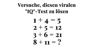 Jeder tut sich schwer, dieses mathematische Rätsel zu lösen. Schaffst Du es?  