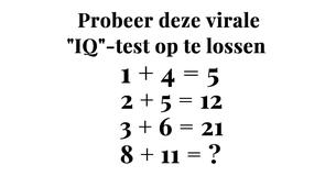 Iedereen heeft moeite deze wiskundepuzzel op te lossen. Lukt het jou?