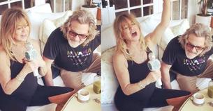 Kurt Russell et Goldie Hawn interprètent'I Want To Hold Your Hand' et c'est la chose la plus adorable