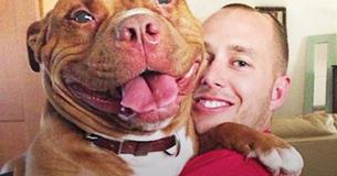Since The Day He Was Rescued, This Pup Hasn't Stopped Smiling 