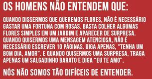 13 coisas que os homens não conseguem entender direito
