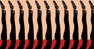 Casse-tête délicat: combien de jambes vois-tu dans l'image?