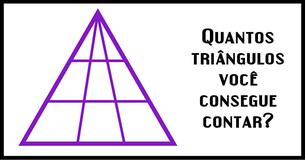 Ninguém consegue contar corretamente TODOS os triângulos desta imagem  Será que você consegue?