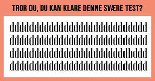 Hvor hurtigt kan du finde fejlen i denne svære test?