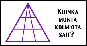 Kukaan ei kykene laskemaan KAIKKIA tämän kuvan kolmioita  Kykenetkö sinä?