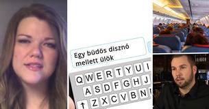 Az anyuka elsírja magát, amikor egy férfi smsben kigúnyolja, aztán  egy másik utas hősként közbelép