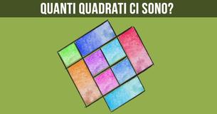 Attenzione: Quanti quadrati ci sono nell'immagine?