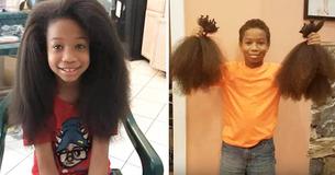 Un ragazzino di 10 anni ha trascorso due anni a farsi crescere i capelli per creare delle parrucche per i pazienti col cancro