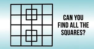 Train Your Brain: How Many Squares Do You See In This Picture?