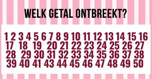 De meerderheid van de mensen kan het ontbrekende getal niet vinden bij de eerste poging