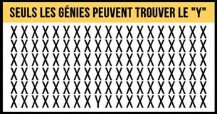 Seuls les génies peuvent trouver le "Y" en moins de 60 secondes