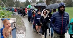 5 000 personnes sous la pluie pendant des heures pour voir si les cellules souches correspondent à celles d'un enfant de 5 ans qui lutte contre le cancer