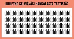 Kuinka nopeasti löydät eroavaisuuden tästä vaikeasta testistä? 