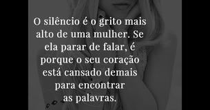 É por isso que os homens devem se preocupar quando as mulheres ficam em silêncio