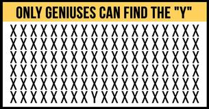 Only Geniuses Are Able To Find The “Y” In Less Than 30 Seconds