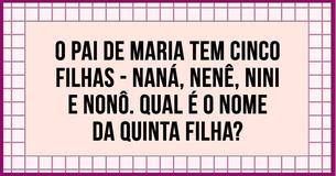 Enigma diário: Só 1 em cada 50 pessoas consegue descobrir a resposta 