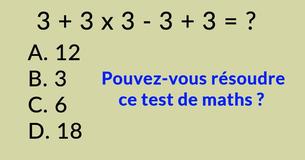 Peu de gens peuvent résoudre ce problème: êtes-vous assez malin pour passer ce test de maths ?