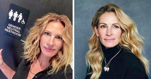 Julia Roberts soutient l'idée de toilettes non sexistes