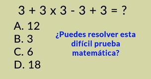 ¿Eres lo suficientemente listo para superar esta prueba de matemáticas?