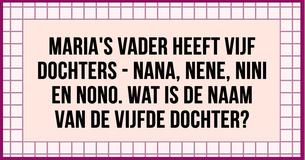 Raadsel van de dag: Maar 1 op de 50 mensen kan dit oplossen 