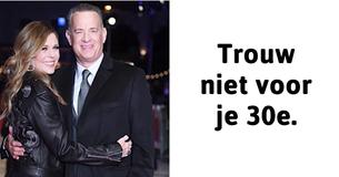 6 regels om te volgen voor een gelukkig huwelijk volgens Tom Hanks die al 31 jaar getrouwd is