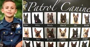 Boy Notices Police K-9 On TV Without Protective Vest, Raises $90,000 To Save K-9s From Bullets