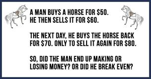 Most People Can't Solve This Horse Riddle – Can You?