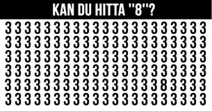 Kan Du Hitta Den Udda På 30 Sekunder?