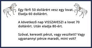 A legtöbb ember nem tudja megoldani ezt a lovas feladványt - te igen?