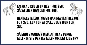 De fleste mennesker kan ikke løse denne heste gåde - kan du?