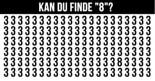 Kan du finde den, der skiller sig ud på 30 sekunder?