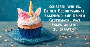 Können wir Deinen Geburtsmonat aufgrund Deiner Vorliebe für bestimmte Speisen erraten?
