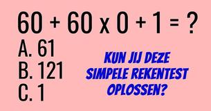 Ben jij slim genoeg om dit moeilijke rekenprobleem op te lossen?