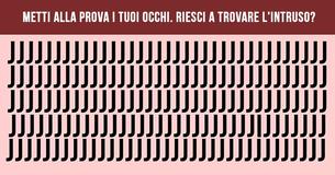 Test visivo: Riesci a trovare l'intruso in tutti i nostri test entro 30 secondi?