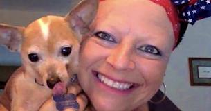 Dog Found In Garbage Gives Comfort To His Foster Mom During Chemotherapy