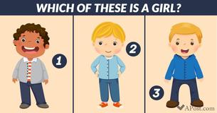 Attentiveness Test: Which Child Is A Girl?