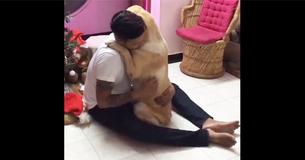 Dog Survives Scary Neck Surgery - Watch The Heartswelling Moment He Finds Comfort In His Owner's Arms