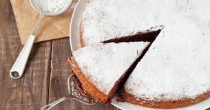 Rezept: Schneller Schokoladenkuchen mit Apfelmus
