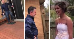 Vader wiens zus stierf op 19-jarige leeftijd ziet zijn tienerdochter met oude galajurk van zijn zus naar schoolbal gaan