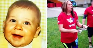 Una madre de 15 años de edad da a su bebé en adopción y 35 años después se lo encuentra de pie detrás suyo
