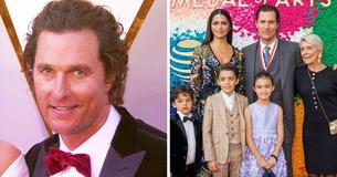Matthew McConaughey est un mari dévoué et fier père de 3 enfants magnifiques