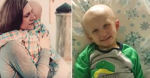 Un enfant de 4 ans atteint d'un cancer dit à sa mère qu'il l'attendra au paradis avant de mourir dans ses bras