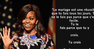 Michelle Obama donne des conseils éclairés sur les relations amoureuses : "Épouse ton égal"