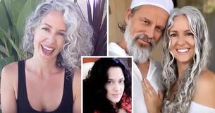 Une femme qui, à l'âge de 21 ans, s'est retrouvé avec le cheveux gris du jour au lendemain, dit qu'elle se sent plus sexy que jamais à la quarantaine qu'elle ne l'a jamais été et a cessé d'essayer de teindre ses cheveux pour embrasser un look naturel argenté