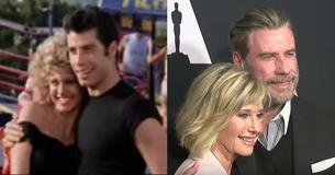 Na 40 jaar zijn John Travolta en Olivia Newton-John herenigd voor een vertoning van Grease