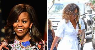 Michelle Obama sale a almorzar con celebridades en el Hotel Greenwich de la Ciudad de Nueva York