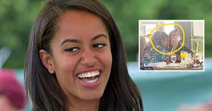 Pillaron a Malia Obama almorzando en un hotel de lujo con su novio